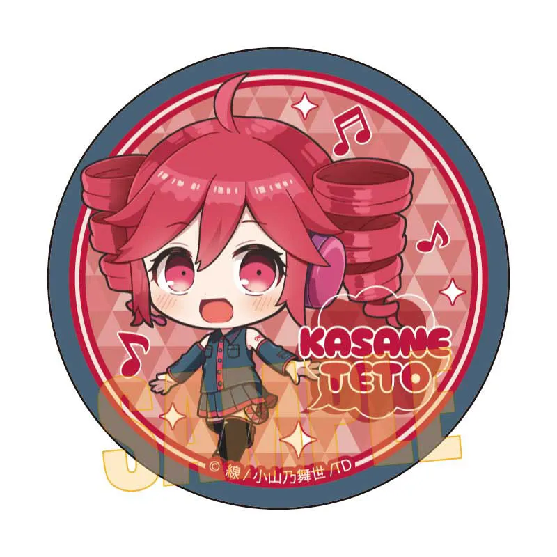 Kasane Teto: Trading Badges Blind Box - 1 Unidade Aleatória